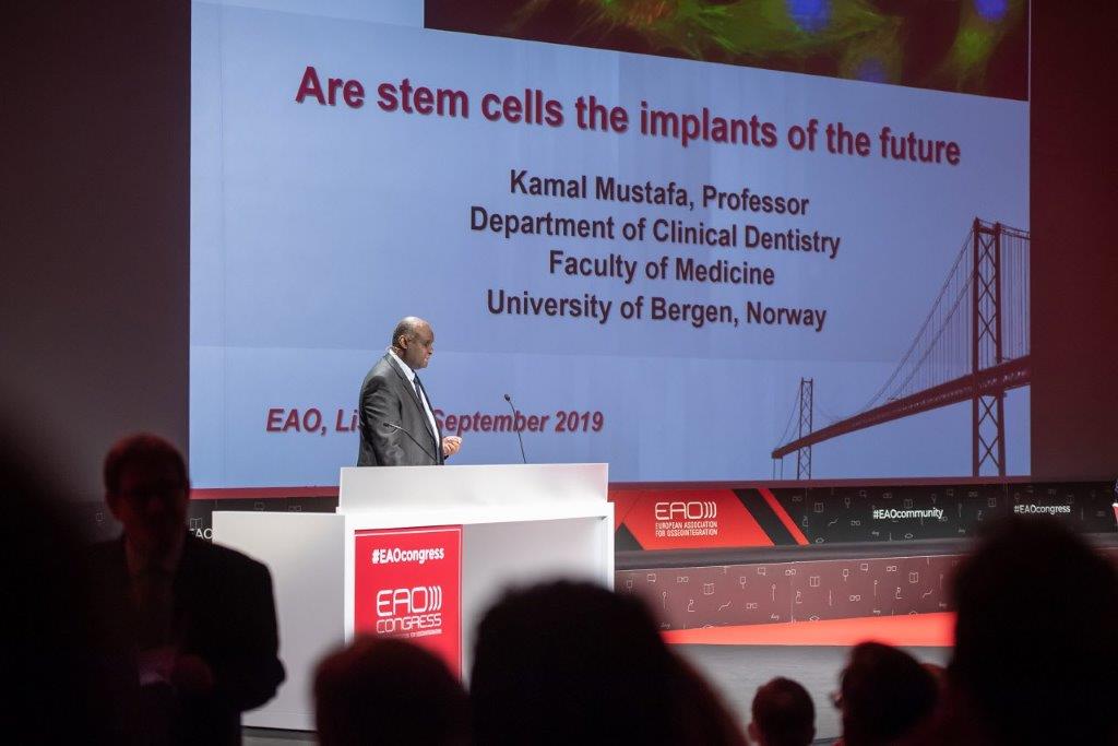 Professor Kamal Mustafa på kongress